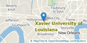 Location of Xavier University of Louisiana