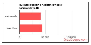Business Support & Assistance Wages Nationwide vs. NY