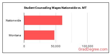 Student Counseling Wages Nationwide vs. MT