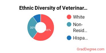 Veterinary Clinical Services Majors in TX Ethnic Diversity Statistics