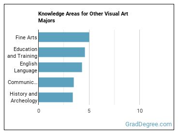 Knowledge areas for Other Visual Art majors